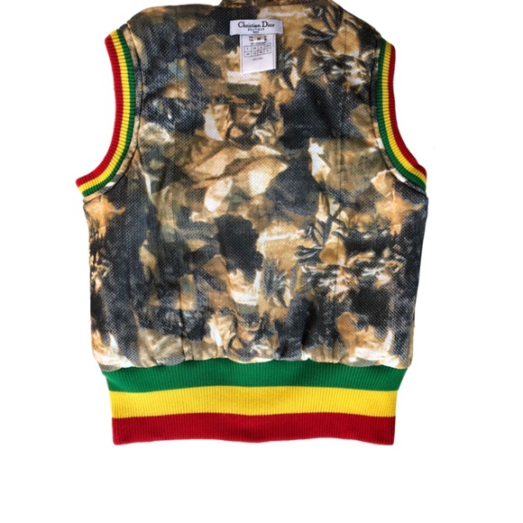 Christian Dior by John Galliano Hooded Rasta Puffer Vest - Picture 7 of 13